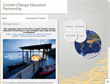 Tablet Screenshot of climatechangepartnership.org